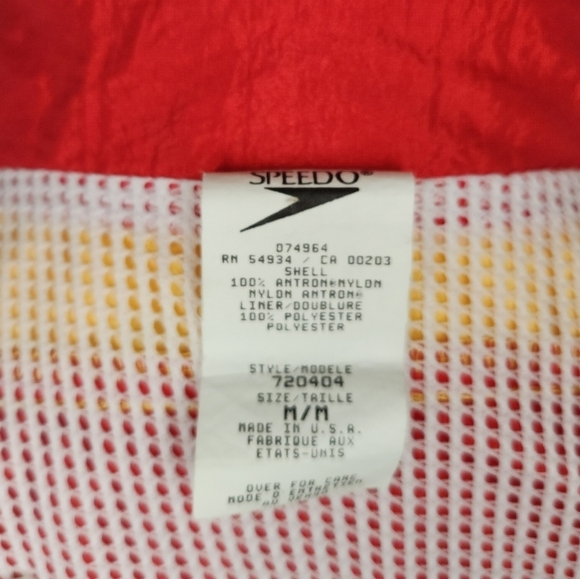 Vintage Red Speedo Jacket - Picture 11 of 12